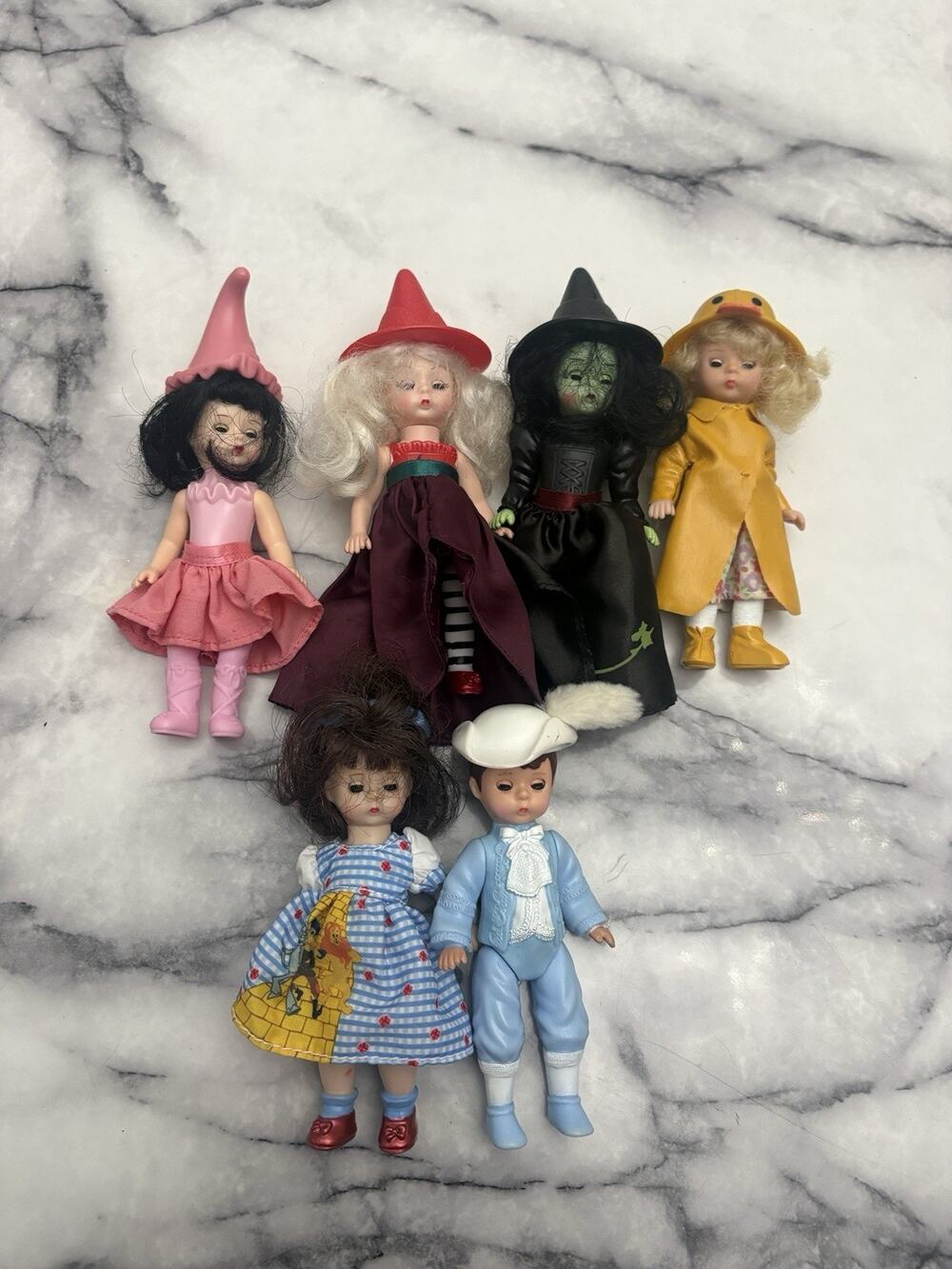 Vtg Mcdonalds Madame Alexander WIZARD OF OZ 2007 Happy Meal Dolls